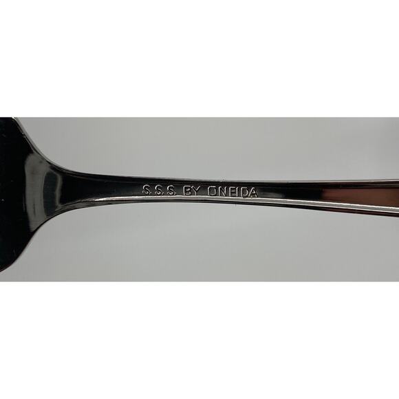 5 New Oneida Sand Dune Flatware Forks Dinner Set Glossy Stainless A46N USA - Picture 4 of 4